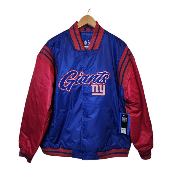 NFL Other - New York Giants Jacket lightweight windbreaker Varsity Bomber Coat XL
